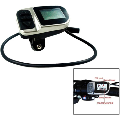 VLCD6 LCD Display 6Pin Waterproof Connection With Speed Indicator And Battery Level Indicator 2
