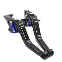 Motorcycle Brake Clutch Lever Set For Buell XB12 2004-2008 Short Levers Black Blue