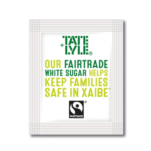 1000 x Fairtrade Certified White Sugar Sachets