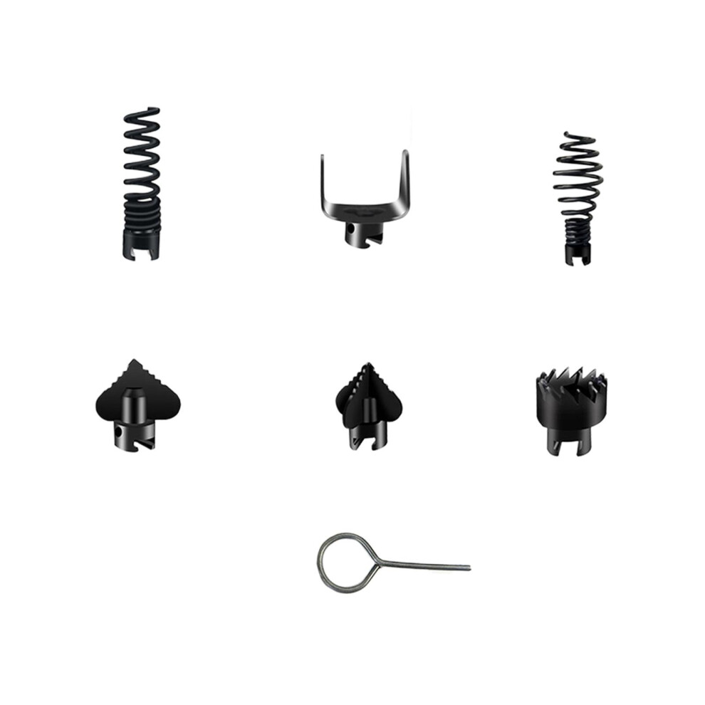 (Black 7 pcs) 7pack/lot Combination Power Tool Accessory Durable Drain Cleaner-image-OPC-PMFJJXD-NEW