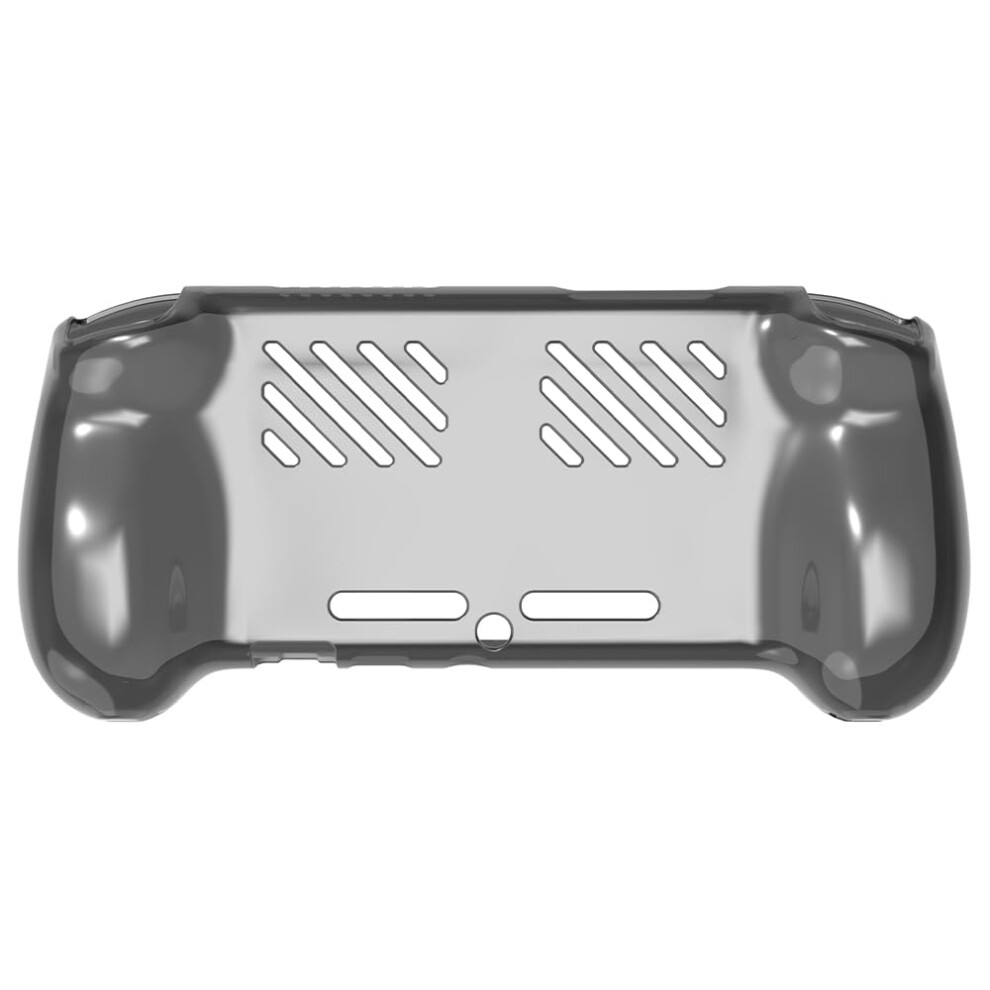 Protective Case For Anbernic Rg557 Tpu Cover, Transparent Shockproof Cooling Case For Rg557 Handheld Console Black 9354506519421