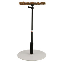 Parrot Training Perch Stand Adjustable Height Portable Bird Stand Detachable Perches Indoor Outdoor For Parakeets