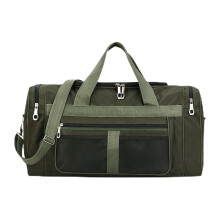 Gym Bags for Men: Travel Duffel Tote Bag With Dry Wet Pocket, Waterproof Oxford, Large Capacity, Light Green