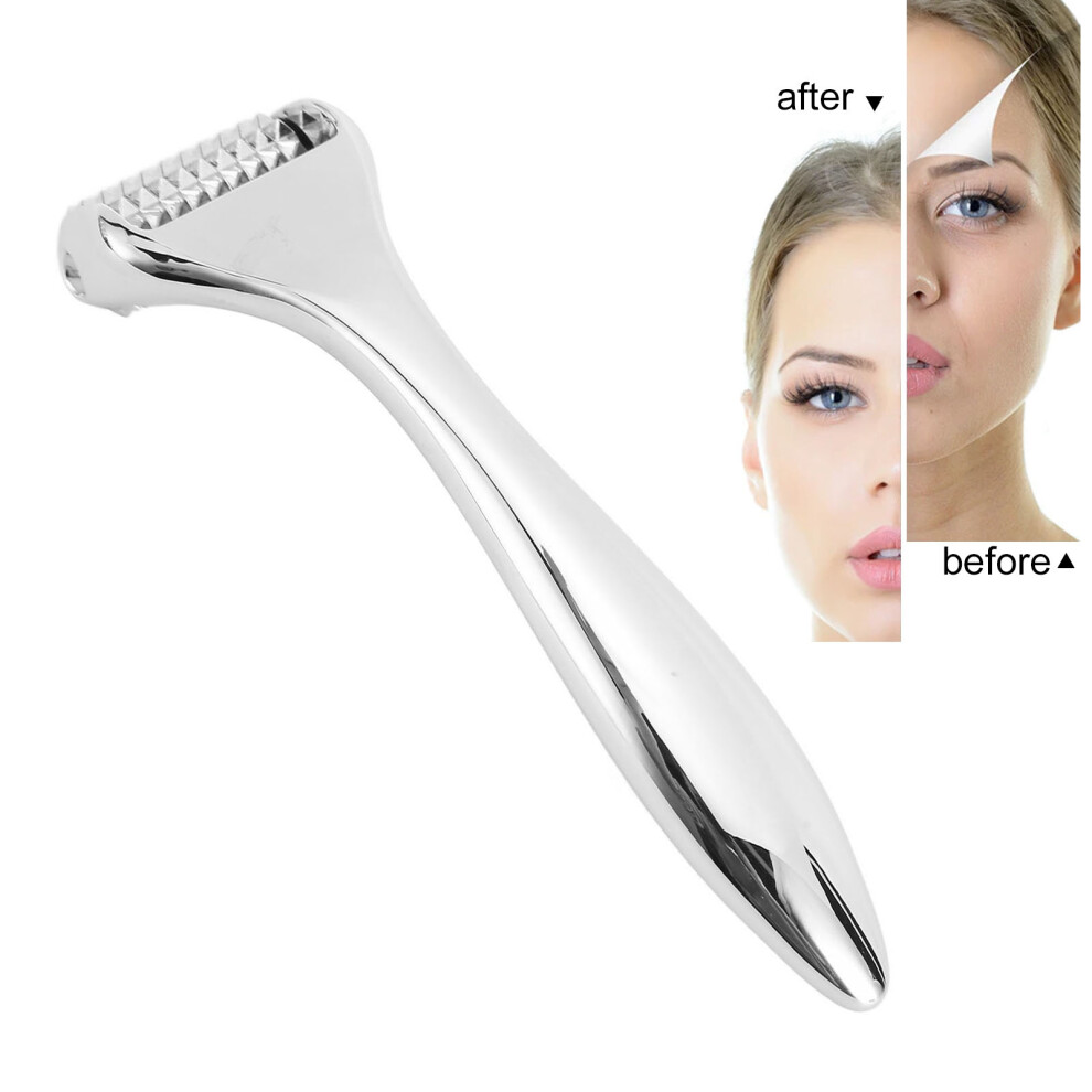 Zinc Alloy Face Massage Roller for Lifting, Tightening, Pores, and Relaxation