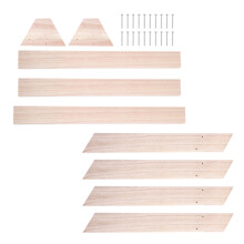 Poultry Chicken Standing Rack Wood Rooster Hen Bird Perch Plaything