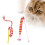 2Stk Katzen-Streichelband Mit Glöckchen Bewegungstraining 8