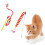 2Stk Katzen-Streichelband Mit Glöckchen Bewegungstraining 10