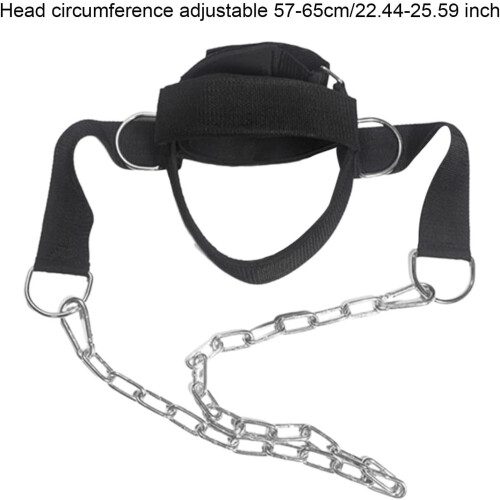 Head Harness Strength Exercise Strap Adjustable For Weight Lifting Strength Training Accessory For Home Gym Workouts 1
