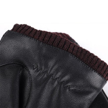 1 Paar Winterhandschuhe - Touchscreen-fähiges Leder, 100 g