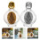2 Stuks Religieuze Kerk Parfumfles Glasfles Water 7