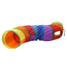 Rainbow Cat Playing Tunnel Faltbarer S-Förmiger Kanal Für Kitten