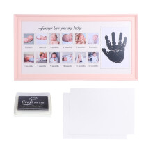 1St Wachstumsaufzeichnungs-Fotoerrahmen Mit Fingerabdruckhalter Für Baby