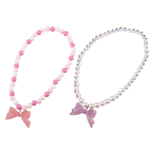 2 Pezzi Collana Con E Per 2