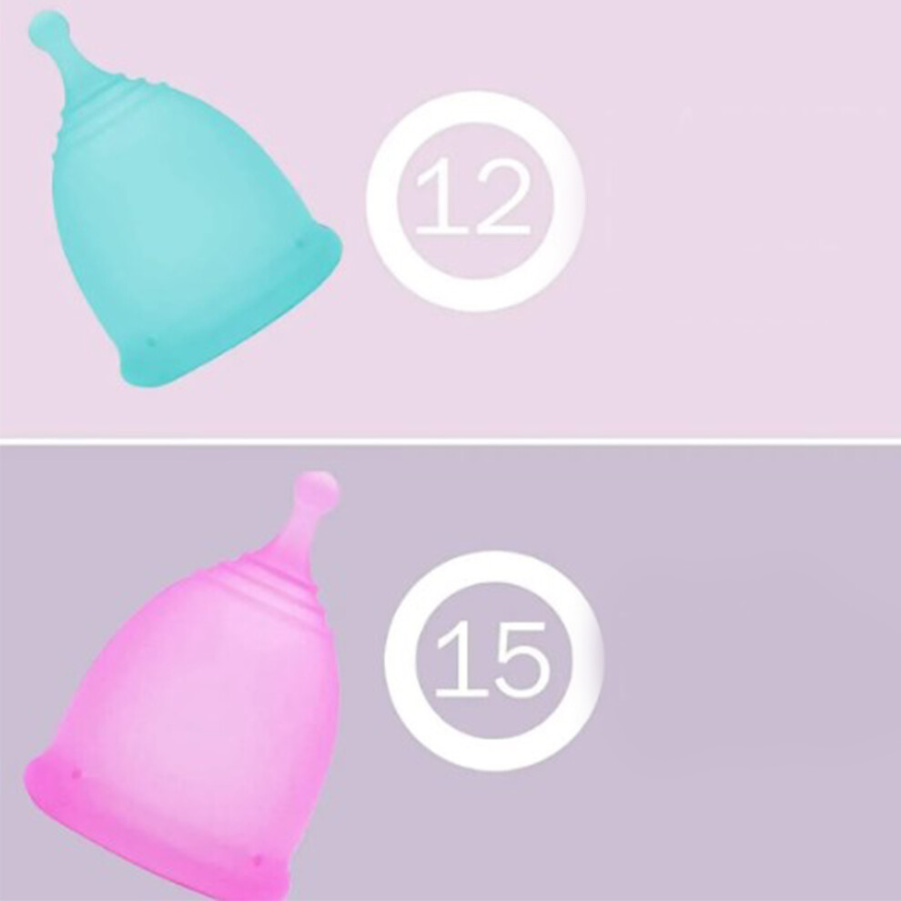 Silicone Menstrual Cup Large Capacity 8x5cm, Soft & Ergonomic