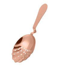 Stainless Steel Cocktail Strainer Rose Gold Shell Design Fine Mesh Food Grade Bar Tool Bartenders Easy To Clean Handle