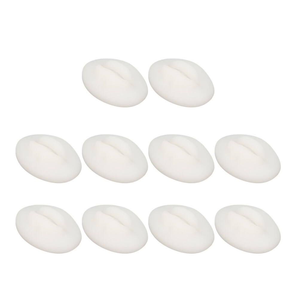 10PCS Silicone Practice Lips Open Mouth Fake Training Models 7.5x5cm