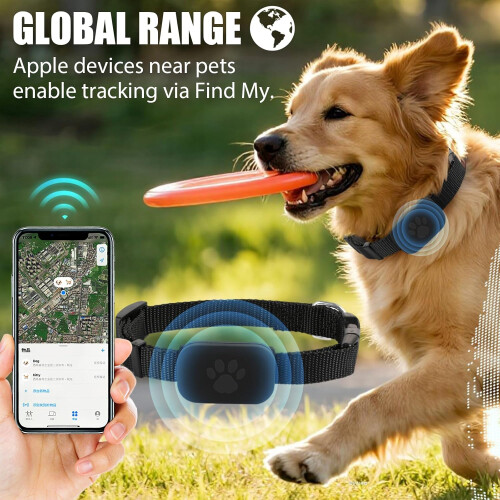 Cat Tracker Collar For Small Cats 2025 Pink Cat GPS Tracker Collar No Monthly Fee Find Function for Apple And Android 1