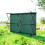 Outsunny Outsunny Double Camping Folding Cot Outdoor Portable Sleeping Bed, Green 9