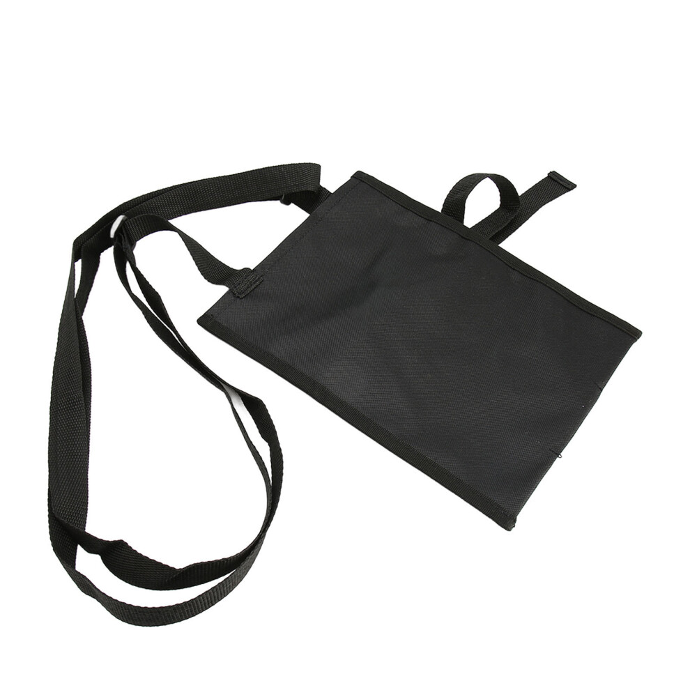 Black Adjustable 1000Ml Waterproof Nylon Catheter Leg Bag Cover For Travel & Outdoors