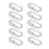 10Pcs Quick Link Connector Kette Locking Gewinde 3