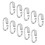 10Pcs Quick Link Connector Kette Locking Gewinde 9