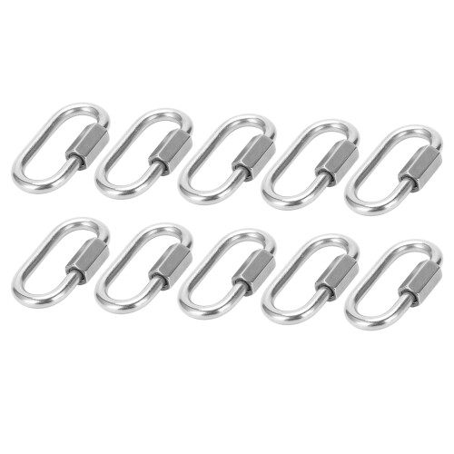 10Pcs Quick Link Connector Kette Locking Gewinde 1