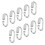 10Pcs Quick Link Connector Kette Locking Gewinde 8