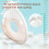Milk Catcher for Breastfeeding 2 Pack Silicone Milk Saver Leakproof 30ml Cap 6
