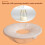 Milk Catcher for Breastfeeding 2 Pack Silicone Milk Saver Leakproof 30ml Cap 5