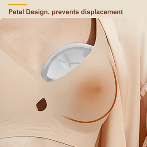 Milk Catcher for Breastfeeding 2 Pack Silicone Milk Saver Leakproof 30ml Cap 1