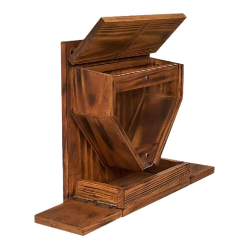 Squirrel Box Feeder Box Feeding Station Outdoor Garden For Squirrels