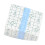 100 stücke Einweg Make-Up Hand Palette Wasserdicht 10