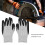 1 Paar schnittfeste HPPE-Handschuhe, 10