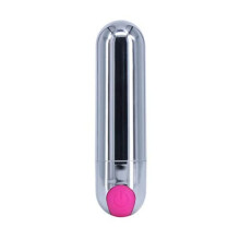 Cordless Pocket Bullet Massage Stick 10 Modes Waterproof Mini Massager Ball For Women FG5TV0 Silver Foot Relaxation