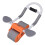 Bauchroller, Übungsrad, automatischer Rückprall, 6