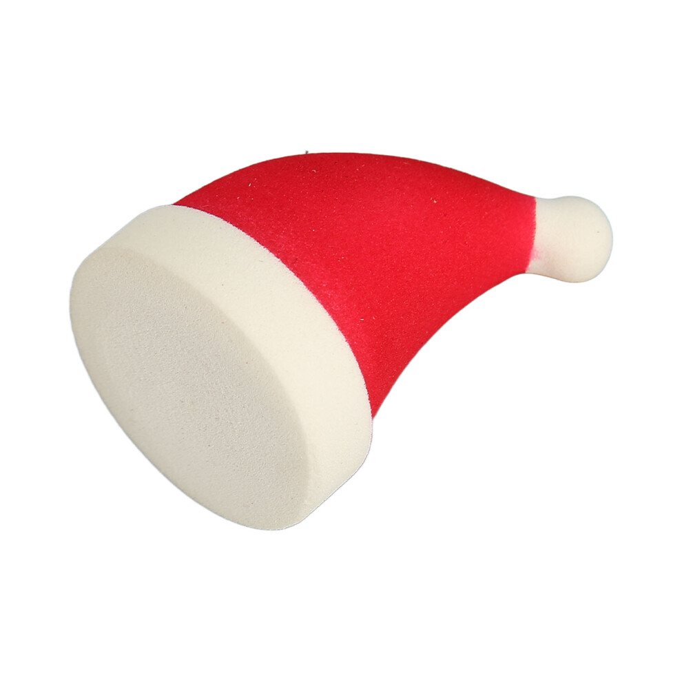 Super Soft Wet Dry Makeup Sponge Christmas Hat, Elastic Blending, Polyurethane