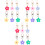 18 Bloemontwerp Hangers Sleutelhanger Decoratie 3