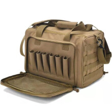 Pistol Shooting Duffle Bag Range Storage Bag With Compartments For Handguns And Ammo Climbing Hiking Camping