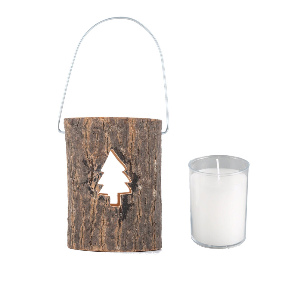 (Pine tree, Candle cup) Adventskranz Candle Tray Wooden Candle Stand Small Cup Heart-Shaped-image-OPC-PMFKFBT-NEW
