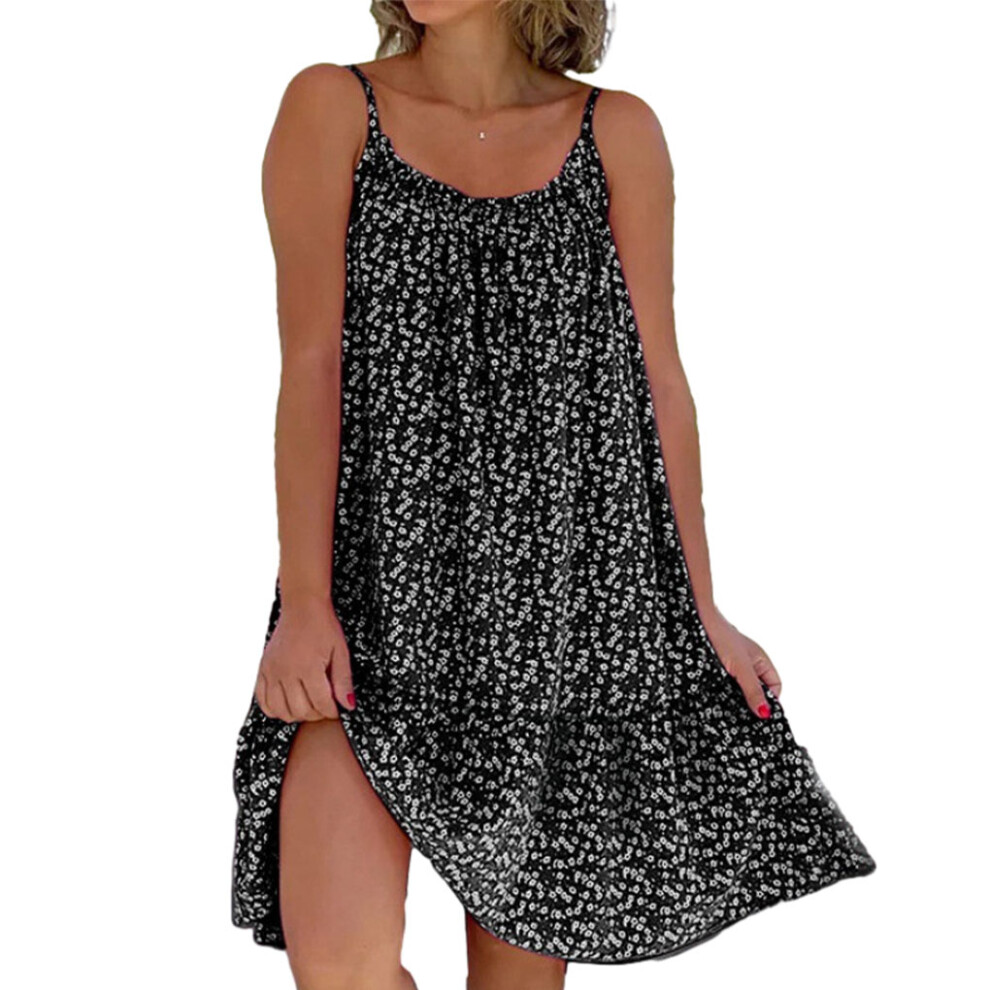 (black, L) Vintage Style Off Shoulder Dress For Summer Boho Dress Multifunction-image-OPC-PMFKGD7-NEW