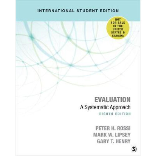 Evaluation International Student Edition by Gary T. Henry Paperback Bo
