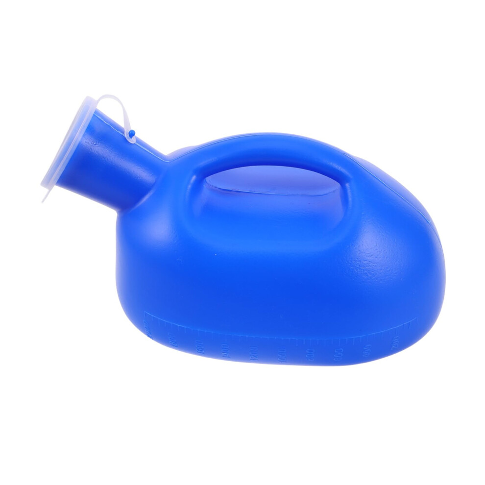 Portable Male Urinal 2000ml Capacity With Lid, Travel Urine Container For Elderly, Sturdy Reusable Pee Bottle Outdoors