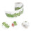 1 Rolle Tafelrandsticker Blattmuster 11