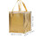 Isolierte Lebensmitteltasche Zipper Design Goldene Take-Away Bag 3