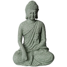 Grey Fish Tank Buddha Sculpture Decorative Aquarium Fish Hideaway