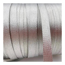 Shielding Sleeve Metal Anti-Wave Braided Copper Shielding Sleeve For Cables And Pipes 4mm 2m Tinned Copper