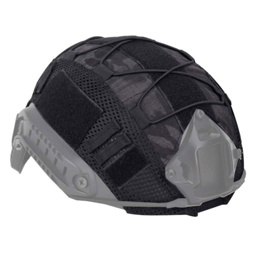 Helmet Cover Mesh, Cloth Material, Quick-Fasten Attachment, Universal Fit For Helmets