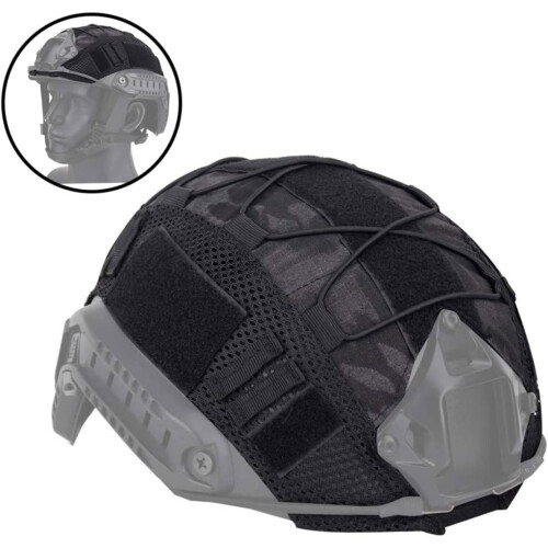 Helmet Cover Mesh, Cloth Material, Quick-Fasten Attachment, Universal Fit For Helmets 2