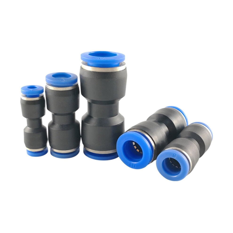 Pneumatic Connector Pu Push-In Straight 4Mm 6Mm 8Mm 10Mm Hose Fitting Quick-Connect Pg6-4 Pg6-8 Pg6-10 Pg8-6 10Pcs 9084446603217