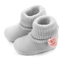 Babyschuhe, modisch, grau, weich, bequem,